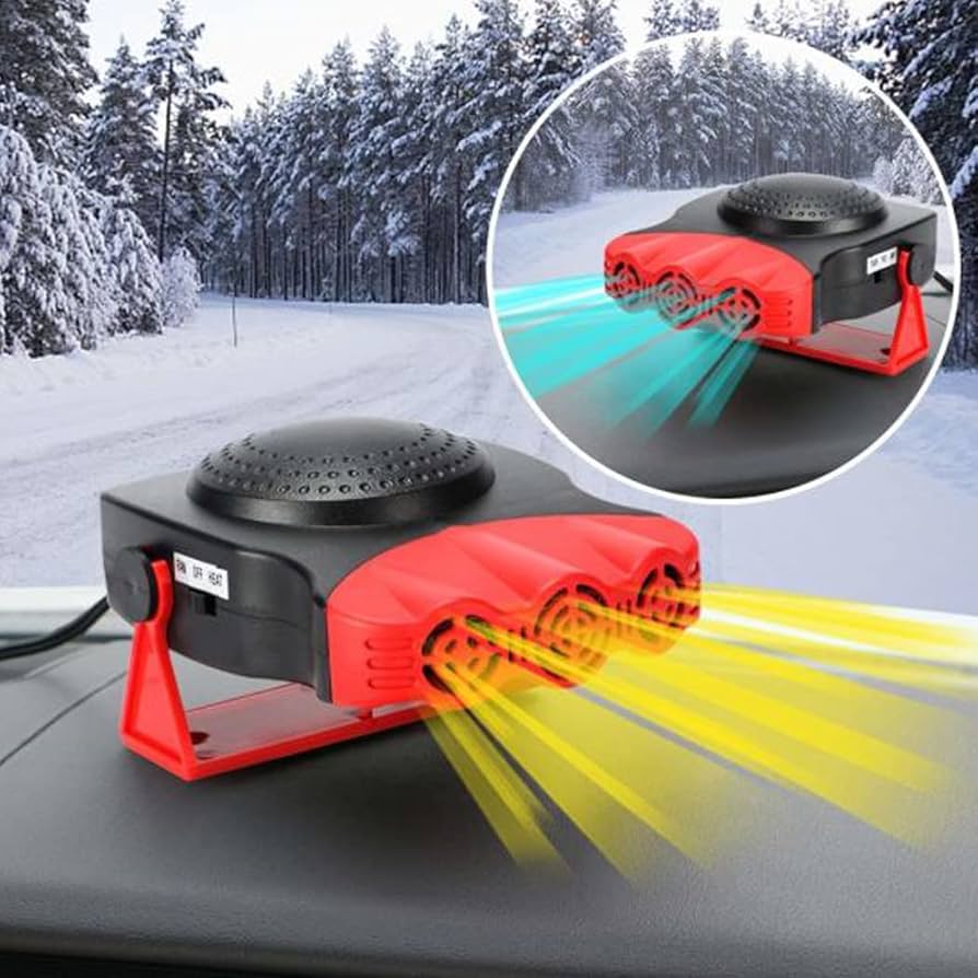 Calentador y Ventilador de Refrigeración 2 en 1 para Coche