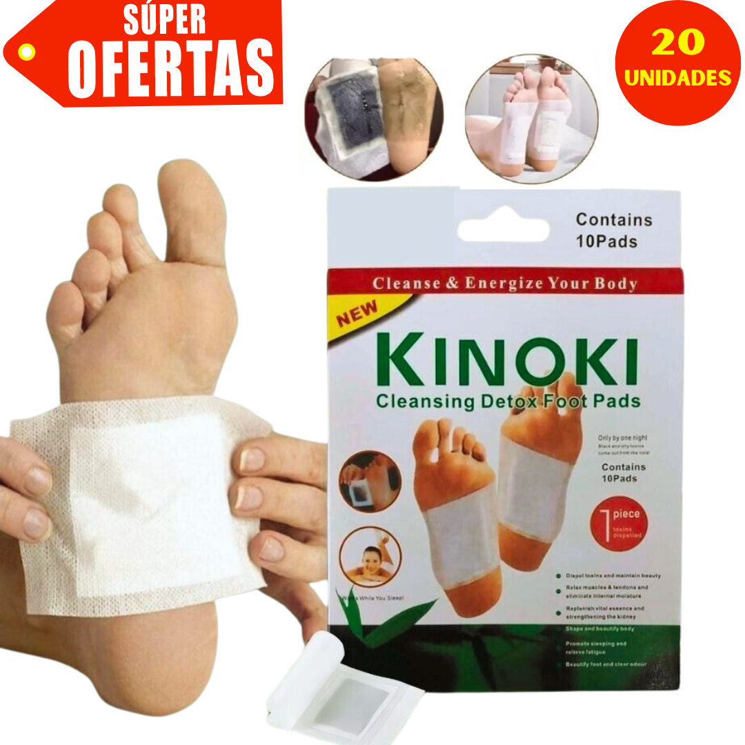 KINOKI PARCHES DESINTOXICANTES (20 UNID)-DELIVERY GRATIS