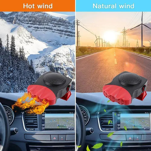 Calentador y Ventilador de Refrigeración 2 en 1 para Coche