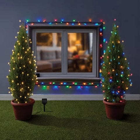 LUCES DE NAVIDEÑAS CON PANEL SOLAR