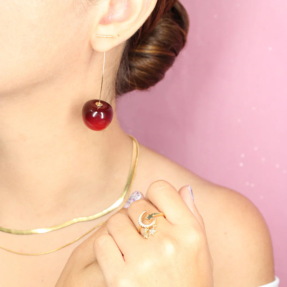 Aretes de Cereza Obscuros ✨|ULTIMAS UNIDADES!|✨